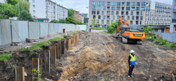 Katowice, Strzelecka – obudowa berlińska i profile wibrowane dla budynku mieszkalnego